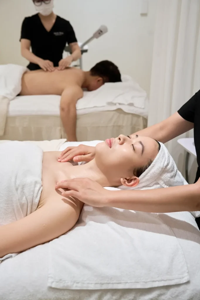 Consultation and preparation for personalized skin plan at SKIN BAR