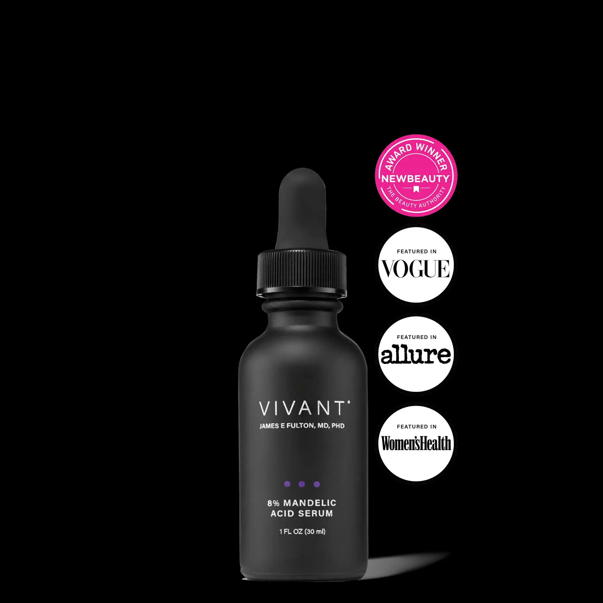 VIVANT 8% Mandelic Acid 3-in-1 Serum