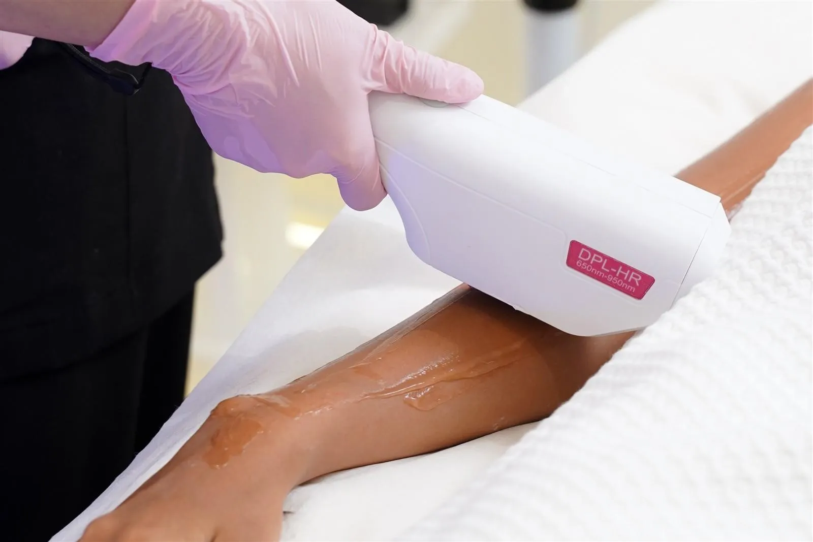 DPL targets the follicle just beneath the protective layer of gel.